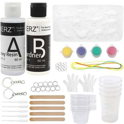 EXERZ Resin Craft Kit " Complete Set for Creative Resin Art (Butterfly)