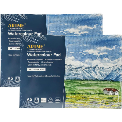 Artme A5 Water Colour Pad 2PK