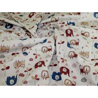 Deadstock 100% Cotton Fabric Cream Stone
