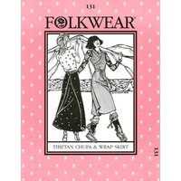 Folkwear Patterns Paper Sewing Pattern Tibetan Chupa Skirt & Dress