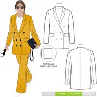 Style Arc Paper Sewing Pattern McKenzie Blazer