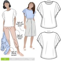 Style Arc Paper Sewing Pattern Posie Top