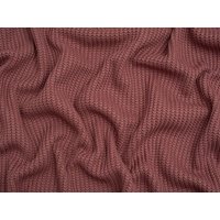 Minerva Core Range Chunky Cotton Sweater Knit Stretch Fabric Redwood