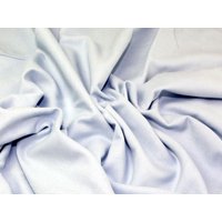 Deadstock Truella Brushed Cotton Wool Flannel Fabric Pale Blue