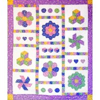 Paper Pieces EPP Quilting Pattern Little Of This A Little Of That
