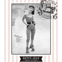 Sew La Di Da Vintage Paper Sewing Pattern Betty Jumpsuit