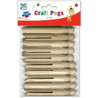 Wooden Dolly Pegs Kids Activity Arts Crafts Durable High Quality 11cm Pack of 8