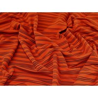 John Louden Fleece Back Sweatshirt Stretch Knit Fabric Terracotta