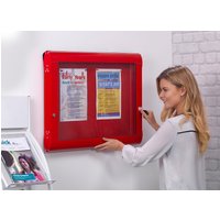 Spaceright FlameShield Premium Internal Showcase Noticeboard