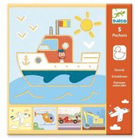 Djeco Stencils - Transport