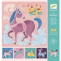 Djeco Stencils - Horses