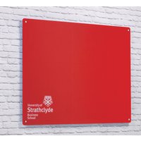 Spaceright Magnetic Wall Mounted Glass Writing Board - Customised