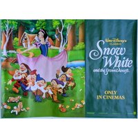 Snow White And The Seven Dwarfs (1991 Uk Rerelease) - Original Quad Poster *rolled Exshop New Stock*