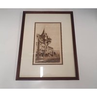 The Old Tolbooth, Cannongate Edinburgh - Signed Original Etching By Peter Grahame