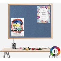 Eco - Colour Light Oak Noticeboard
