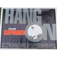 Cliffhanger (1993) Sylvester Stallone - Original Uk Quad Poster *rolled Exshop Stock*