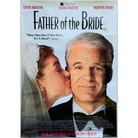 Father Of The Bride (1991) Steve Martin/diane Keaton - Original Film Poster *rolled Exshop Stock*