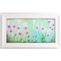 Original Artwork By Danielle Christie Of Ontario, Canada - Dried And Painted Flowers Collage