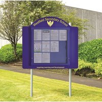 Spaceright WeatherShield Contour Freestanding Outdoor School Sign