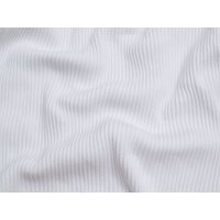 Minerva Core Range Chunky Tubular Ribbing Stretch Knit Fabric White