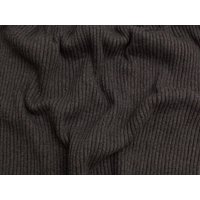 Minerva Core Range Chunky Tubular Ribbing Stretch Knit Fabric Dark Grey