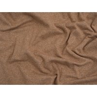 Minerva Core Range Baby Soft Yarn Dyed Tubular Ribbing Stretch Knit Fabric Beige