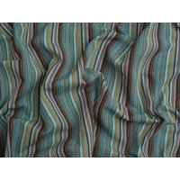 Minerva Core Range Mexico Woven Stripe Jacquard Canvas Fabric Dark Navy Blue
