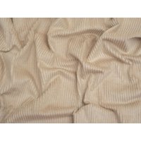 Minerva Core Range 6 Wale Stretch Woven Jumbo Cord Fabric Cream