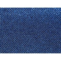 Stof France Lurex Glitter Faux Leather Fabric Royal Blue