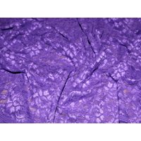 Minerva Core Range Perugia Stretch Lace Fabric Violet