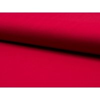 Deadstock Heavy Stretch Woven Viscose Bengaline Fabric Red