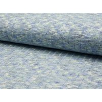 Deadstock Viscose Rib Stretch Knit Fabric Blue