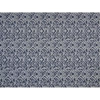 Deadstock Stretch Woven Viscose Bengaline Fabric Navy Blue