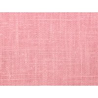 Stof France Coated Cotton Ramie Blend Fabric Pink
