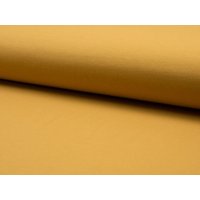 Deadstock Loop Back French Terry Stretch Knit Fabric Ochre