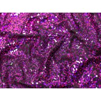 Minerva Core Range Sequin ITY Silky Stretch Knit Fabric Black & Magneta