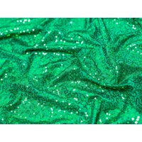 Minerva Core Range Sequin ITY Silky Stretch Knit Fabric Kelly Green