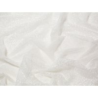 Minerva Core Range Shining Glitter Tulle Fabric Porcelain