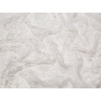 Minerva Core Range Sienna Beaded Lace Fabric White