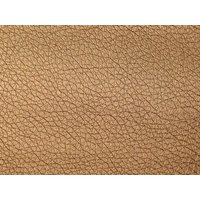 Stof France Heavy Soft Faux Leather Fabric Metallic Brown