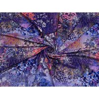 Minerva Exclusive Wildflower Fusion Viscose Jersey Stretch Knit POD Fabric