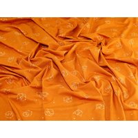 Deadstock Cotton Jersey Stretch Knit Fabric Amber